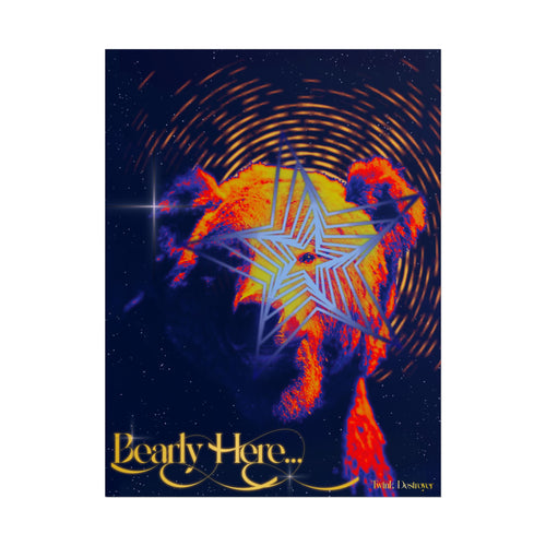 Bearly Here Print