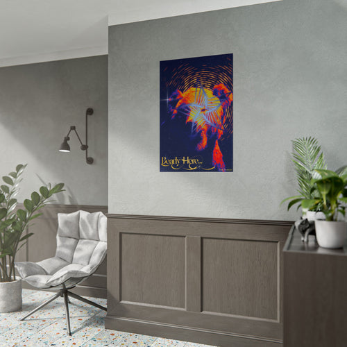 Bearly Here Print
